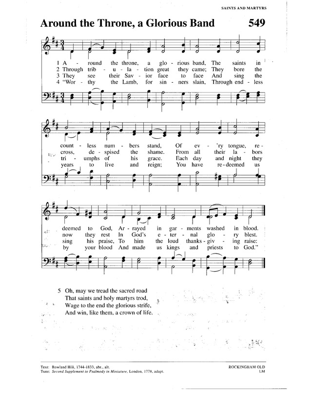 Christian Worship (1993): a Lutheran hymnal page 828