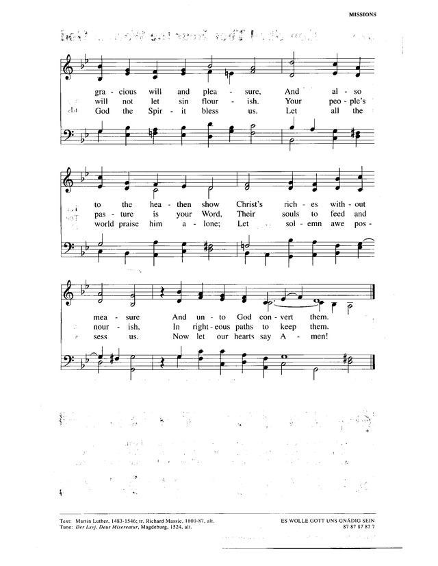 Christian Worship (1993): a Lutheran hymnal page 864