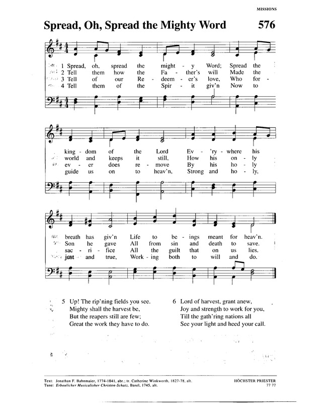 Christian Worship (1993): a Lutheran hymnal page 866