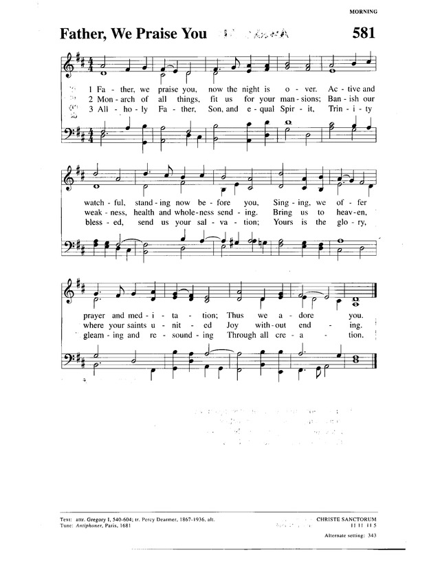 Christian Worship (1993): a Lutheran hymnal page 872