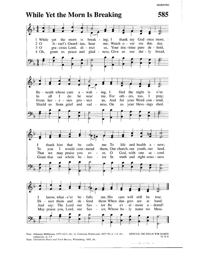 Christian Worship (1993): a Lutheran hymnal page 876