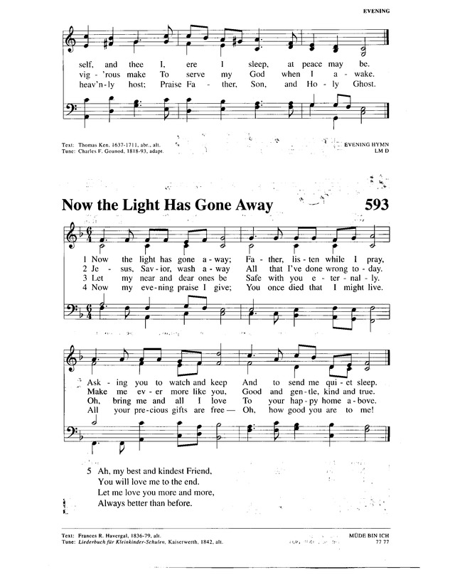 Christian Worship (1993): a Lutheran hymnal page 884