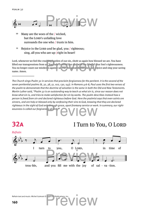 Christian Worship: Psalter page 160