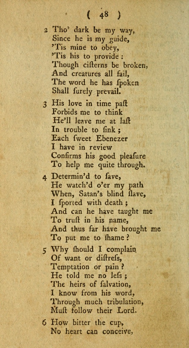 A Collection of Hymns for the use of Christians page 48