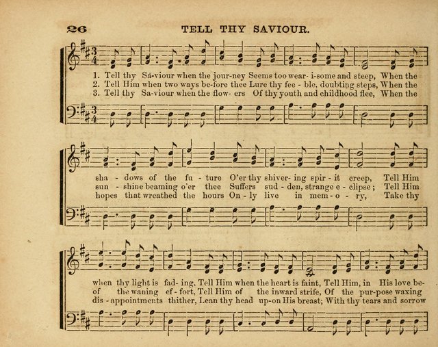 The Diadem: a collection of tunes and hymns for Sunday school and devotional meetings page 26