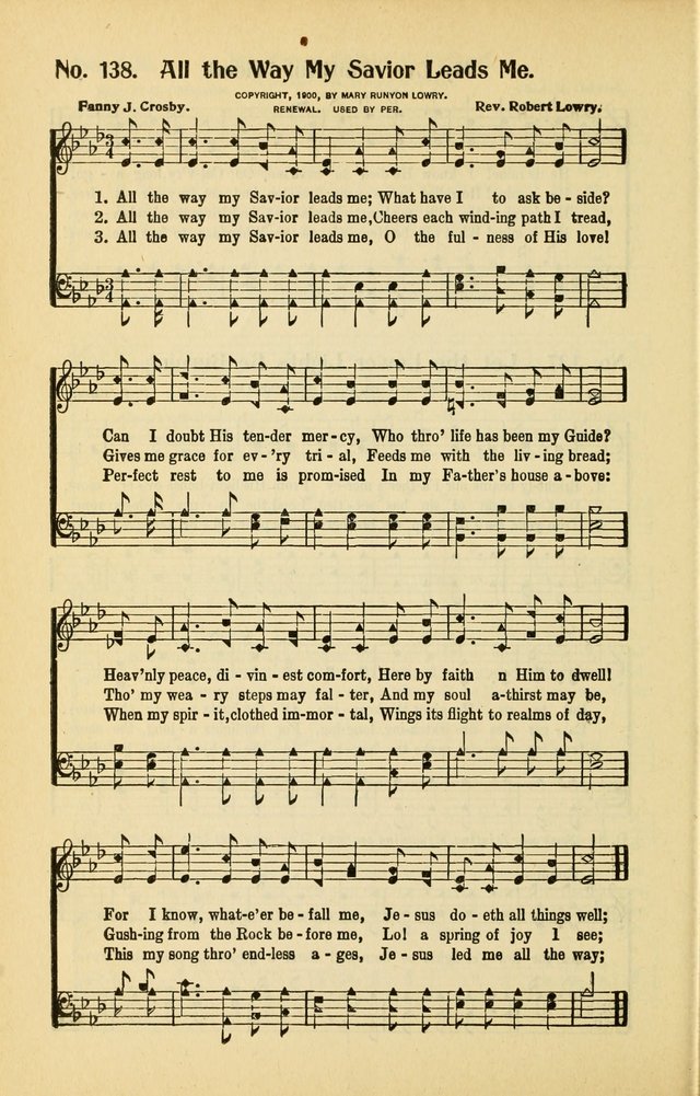 Diadems: a collection of religious songs, new and old, for the church and Sunday school page 138