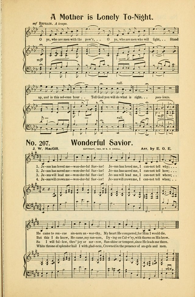 Diadems: a collection of religious songs, new and old, for the church and Sunday school page 205