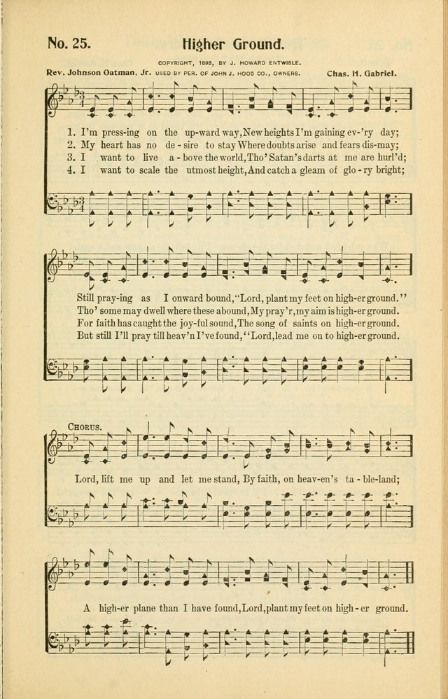 Diadems: a collection of religious songs, new and old, for the church and Sunday school page 25