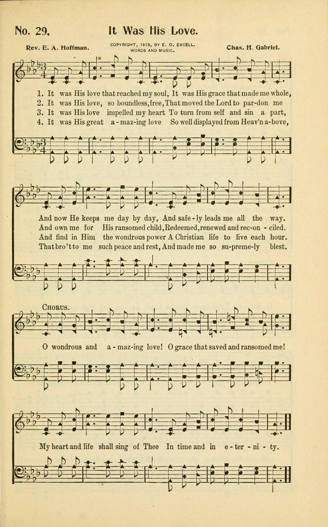 Diadems: a collection of religious songs, new and old, for the church and Sunday school page 29
