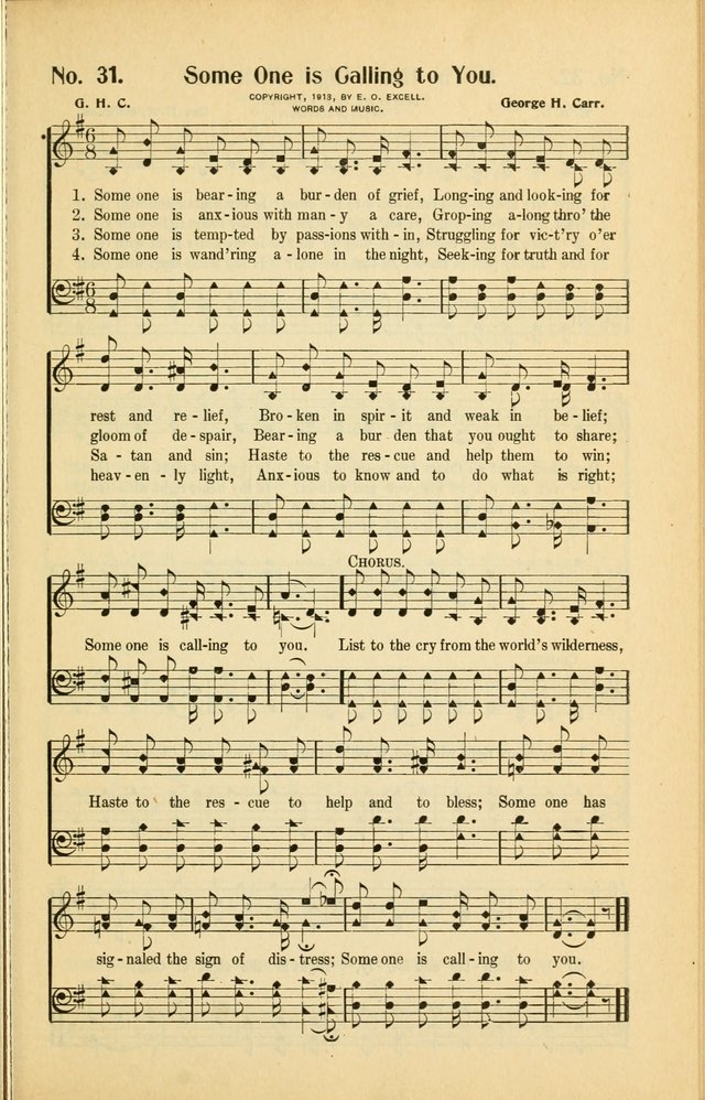 Diadems: a collection of religious songs, new and old, for the church and Sunday school page 31