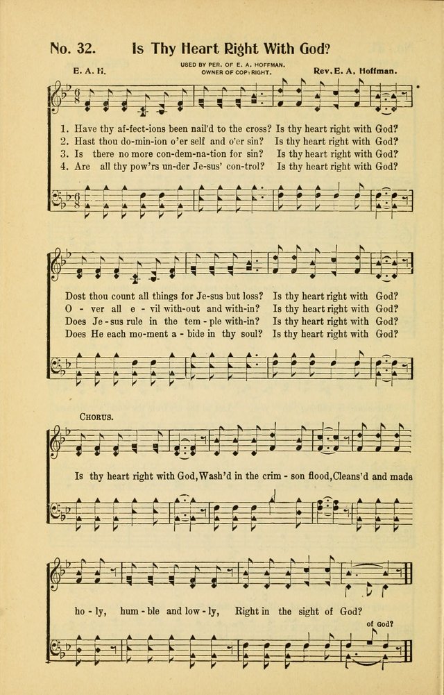 Diadems: a collection of religious songs, new and old, for the church and Sunday school page 32