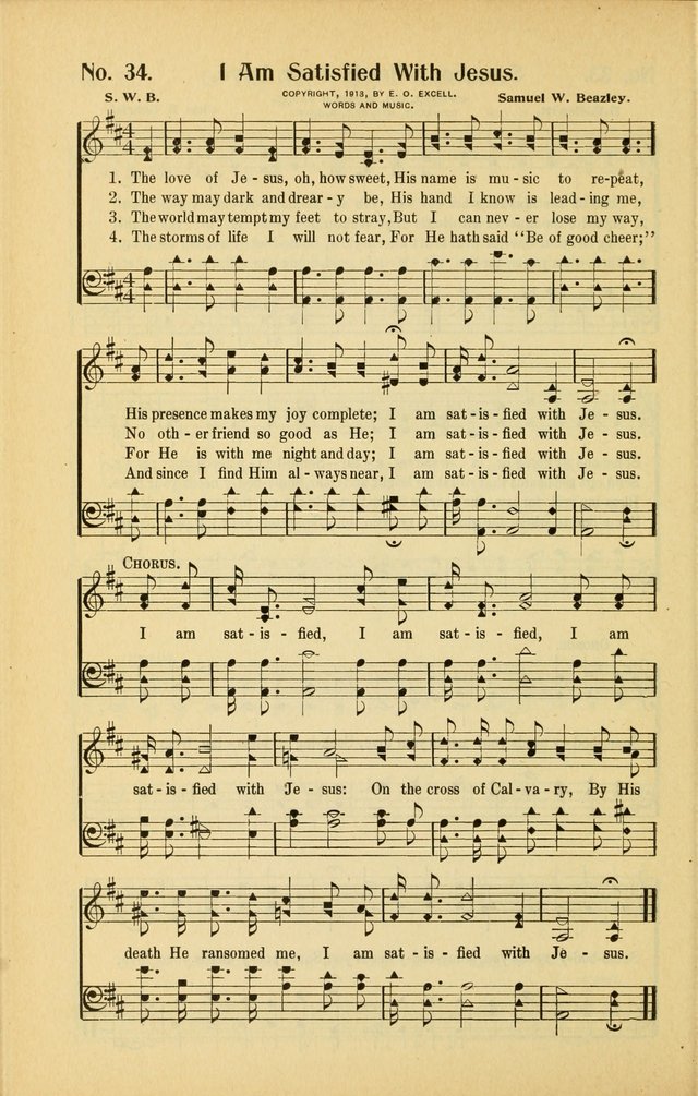 Diadems: a collection of religious songs, new and old, for the church and Sunday school page 34