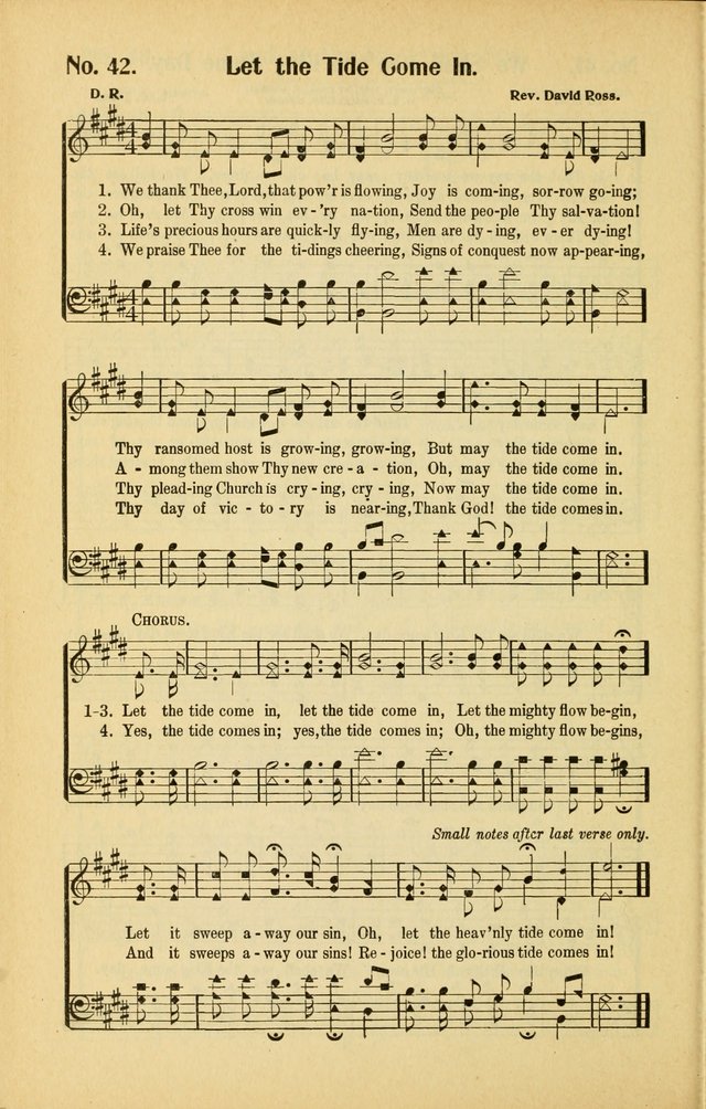 Diadems: a collection of religious songs, new and old, for the church and Sunday school page 42