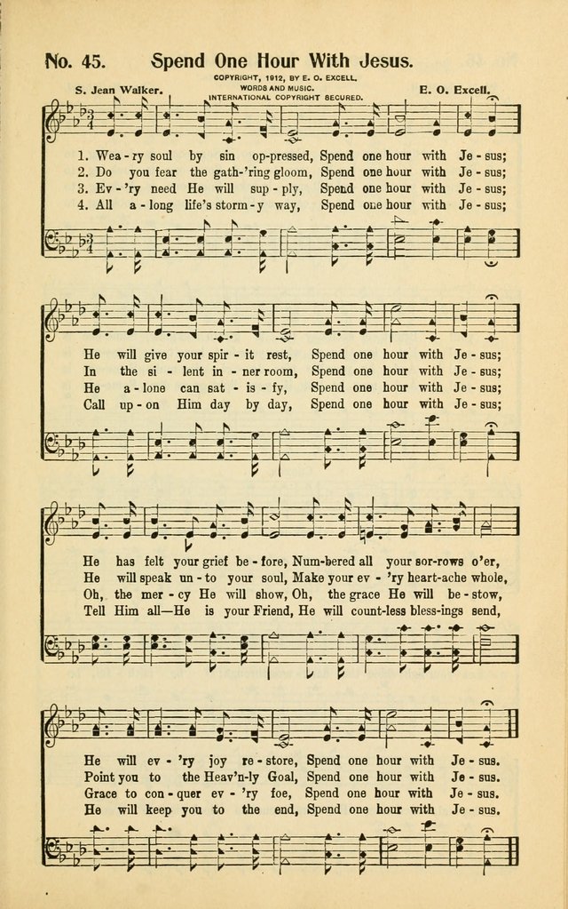 Diadems: a collection of religious songs, new and old, for the church and Sunday school page 45