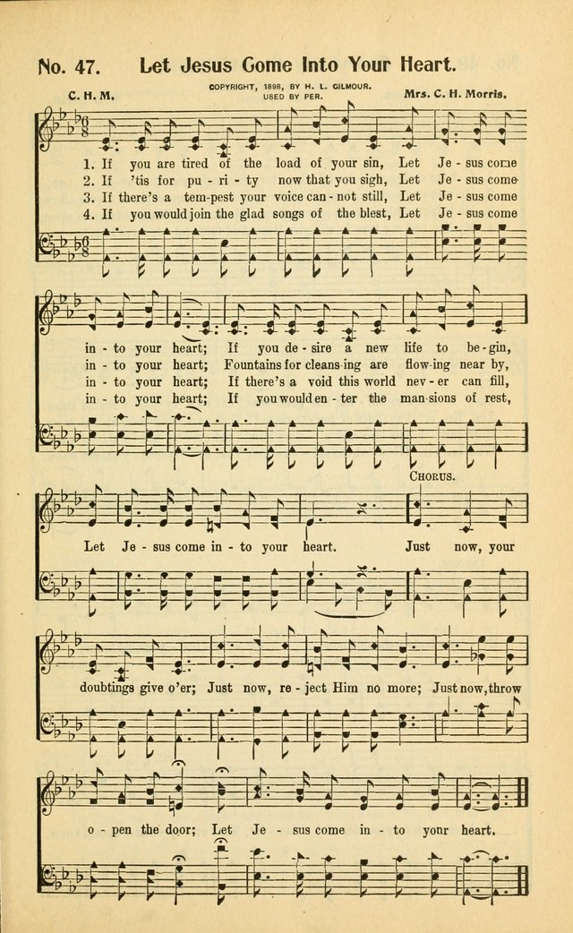 Diadems: a collection of religious songs, new and old, for the church and Sunday school page 47