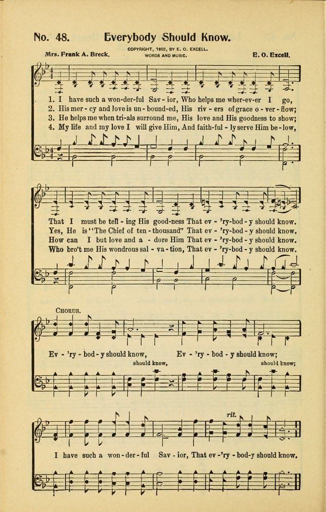 Diadems: a collection of religious songs, new and old, for the church and Sunday school page 48
