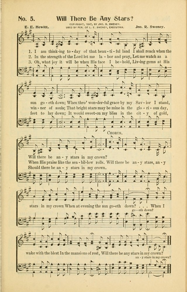 Diadems: a collection of religious songs, new and old, for the church and Sunday school page 5