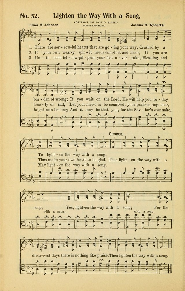 Diadems: a collection of religious songs, new and old, for the church and Sunday school page 52