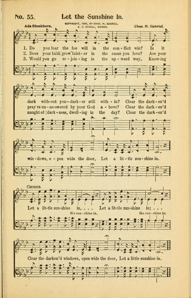Diadems: a collection of religious songs, new and old, for the church and Sunday school page 55