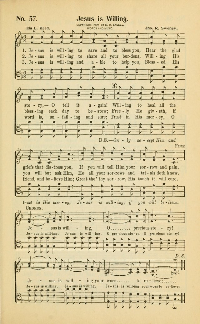 Diadems: a collection of religious songs, new and old, for the church and Sunday school page 57
