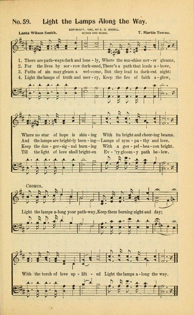 Diadems: a collection of religious songs, new and old, for the church and Sunday school page 59