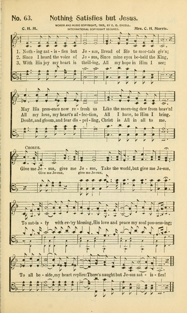 Diadems: a collection of religious songs, new and old, for the church and Sunday school page 63