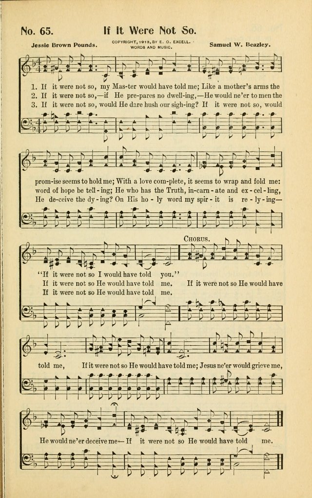 Diadems: a collection of religious songs, new and old, for the church and Sunday school page 65