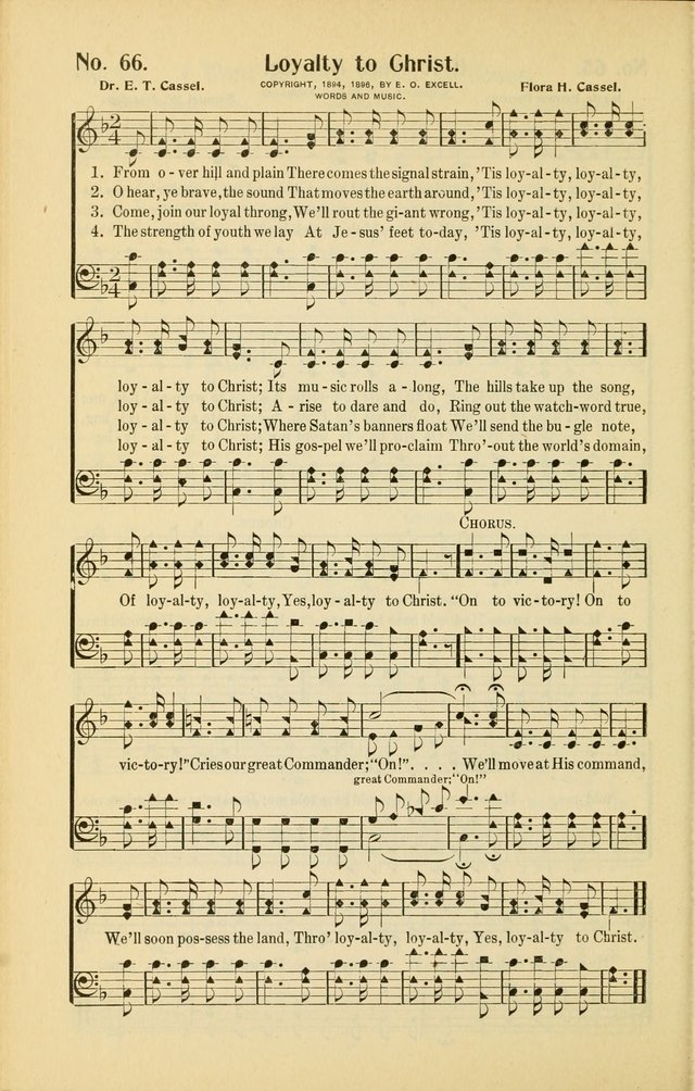 Diadems: a collection of religious songs, new and old, for the church and Sunday school page 66