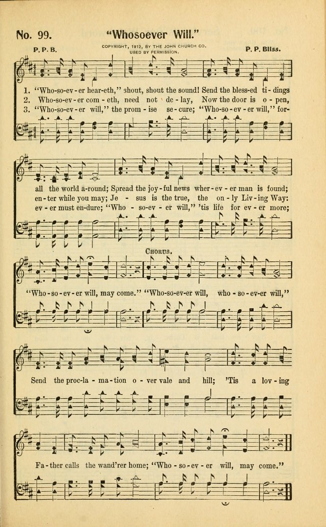 Diadems: a collection of religious songs, new and old, for the church and Sunday school page 99