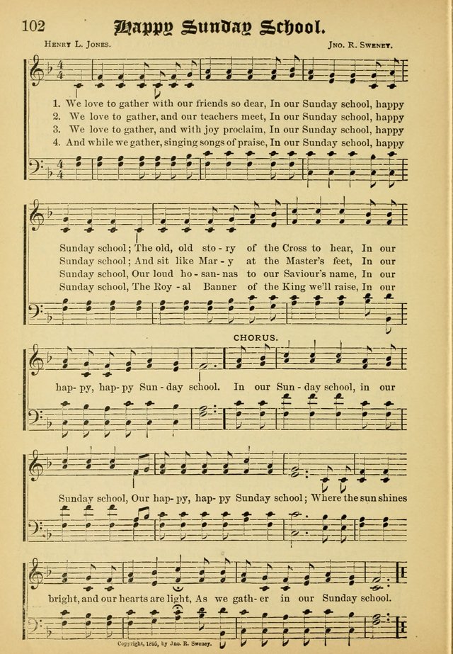 Dew Drops: comprising new songs, hymns, etc. for young singers page 100