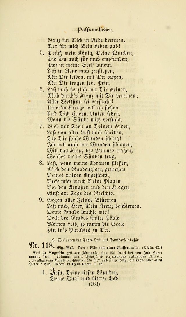 Deutsches Gesang- und Choralbuch: eine Auswahl geistlicher Lieder ... Neue, verbesserte und verhmehrte Aufl. page 180