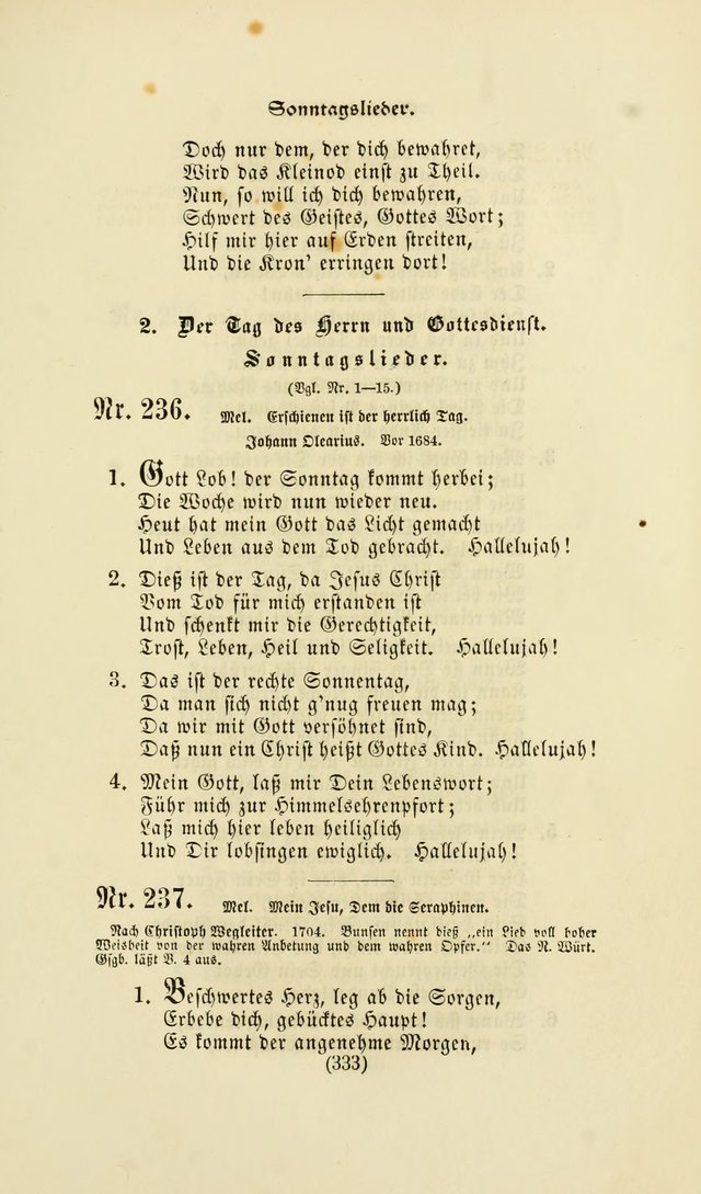 Deutsches Gesang- und Choralbuch: eine Auswahl geistlicher Lieder ... Neue, verbesserte und verhmehrte Aufl. page 330