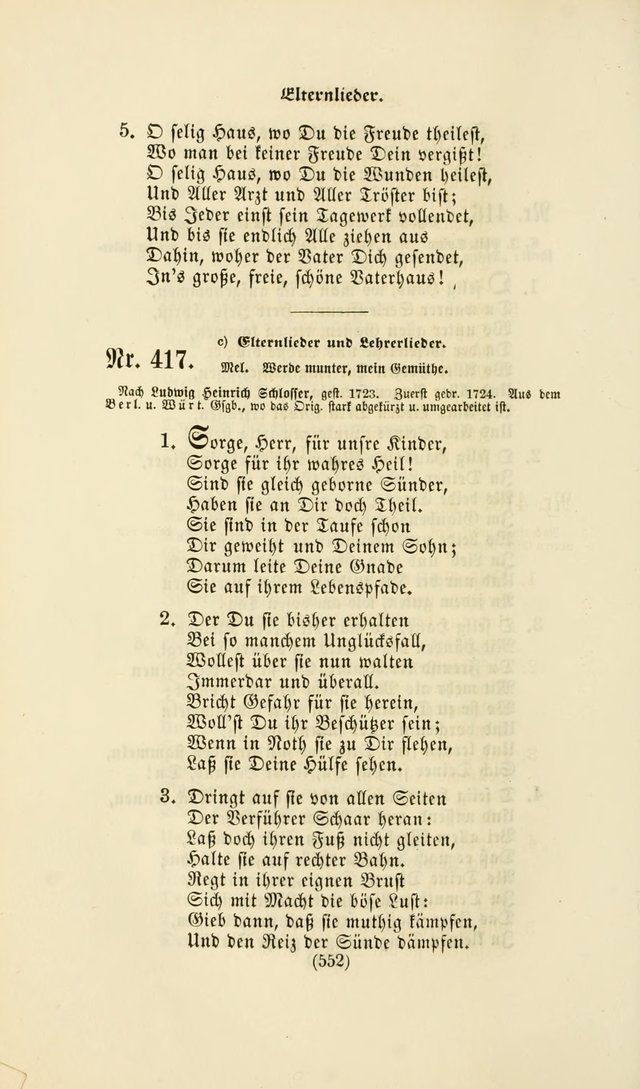 Deutsches Gesang- und Choralbuch: eine Auswahl geistlicher Lieder ... Neue, verbesserte und verhmehrte Aufl. page 549