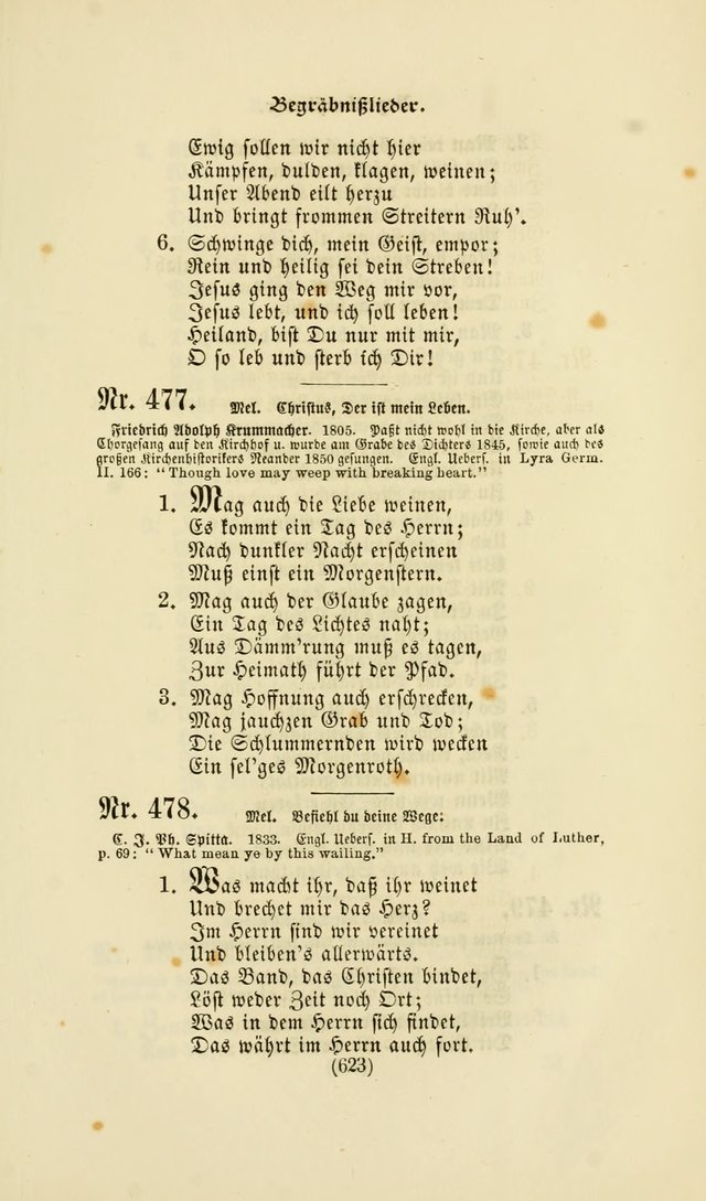 Deutsches Gesang- und Choralbuch: eine Auswahl geistlicher Lieder ... Neue, verbesserte und verhmehrte Aufl. page 620