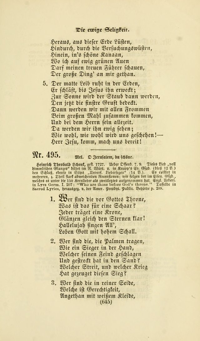 Deutsches Gesang- und Choralbuch: eine Auswahl geistlicher Lieder ... Neue, verbesserte und verhmehrte Aufl. page 642