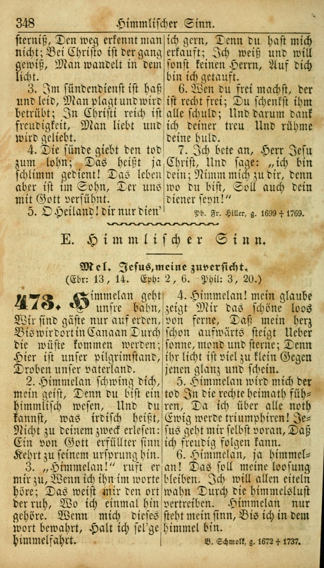 Deutsches Gesangbuch für die Evangelisch-Luterische Kirche in den Vereinigten Staaten: herausgegeben mit kirchlicher Genehmigung  page 348