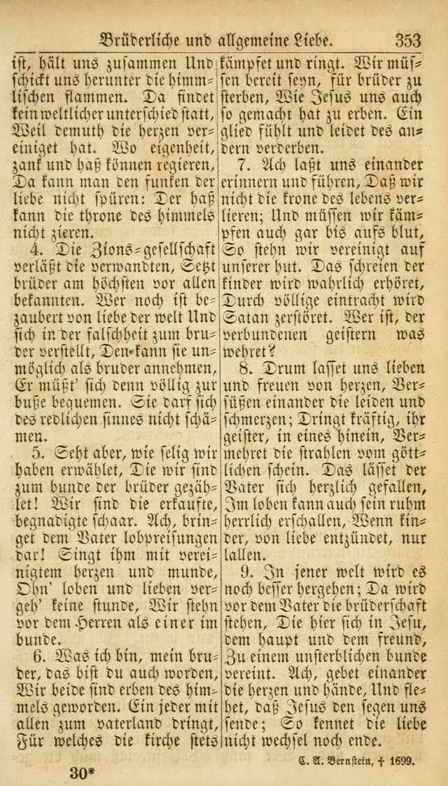 Deutsches Gesangbuch für die Evangelisch-Luterische Kirche in den Vereinigten Staaten: herausgegeben mit kirchlicher Genehmigung  page 353
