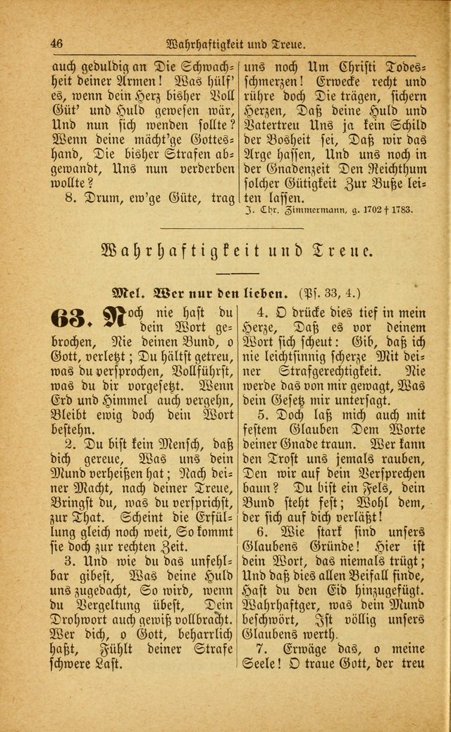 Deutsches Gesangbuch: für den Evangelisch-Lutherische Kirche in den Vereinigten Staaten herausgegen mit kirchlicher Genehmigung  page 100