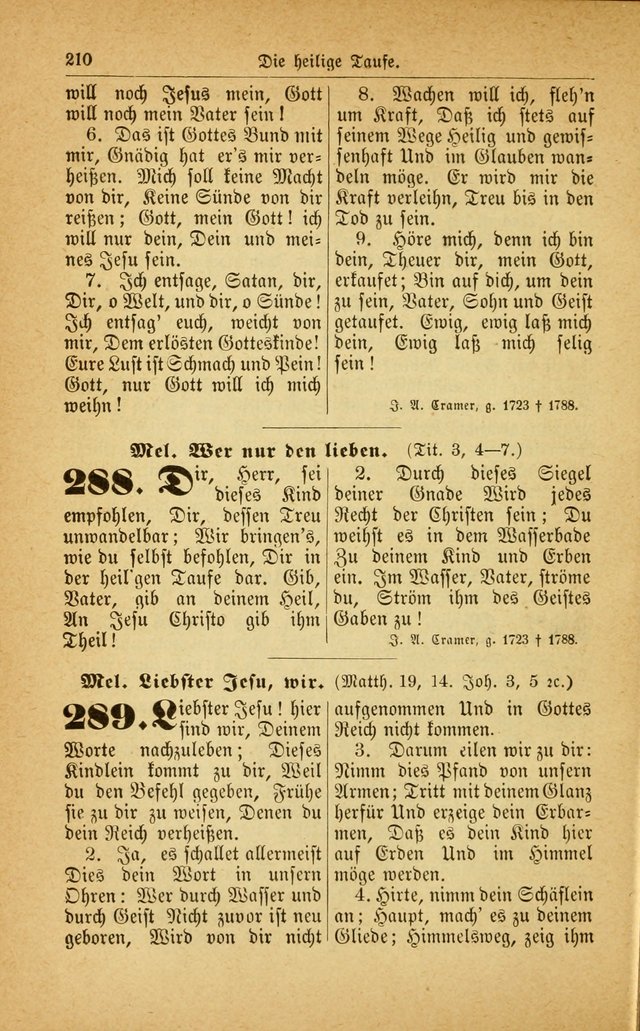 Deutsches Gesangbuch: für den Evangelisch-Lutherische Kirche in den Vereinigten Staaten herausgegen mit kirchlicher Genehmigung  page 264