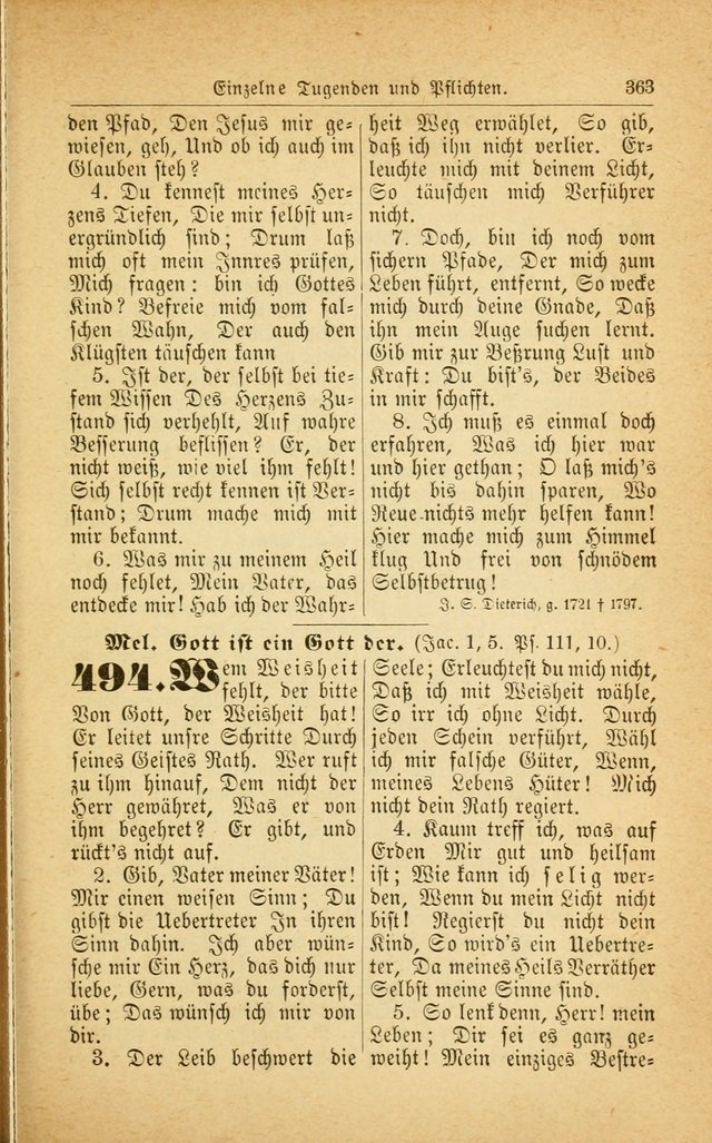 Deutsches Gesangbuch: für den Evangelisch-Lutherische Kirche in den Vereinigten Staaten herausgegen mit kirchlicher Genehmigung  page 417