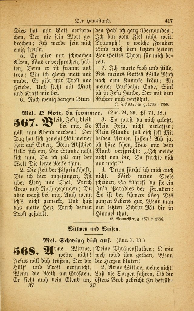 Deutsches Gesangbuch: für den Evangelisch-Lutherische Kirche in den Vereinigten Staaten herausgegen mit kirchlicher Genehmigung  page 471