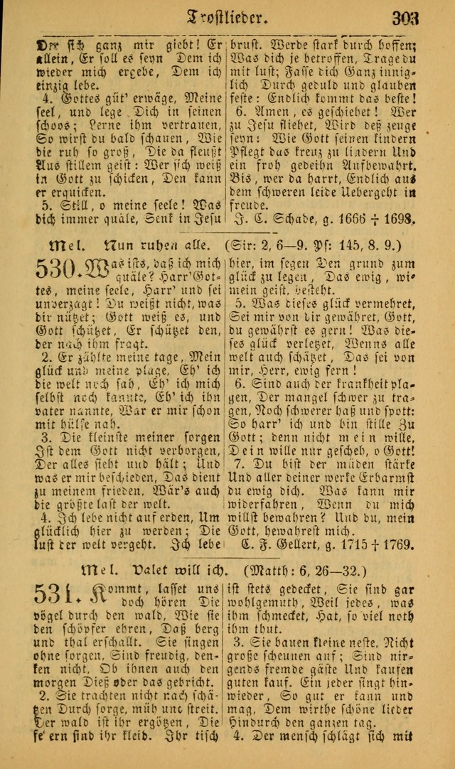 Deutsches Gesangbuch für die Evangelisch-Luterische Kirche in den Vereinigten Staaten: herausgegeben mit kirchlicher Genehmigung (22nd aufl.) page 305