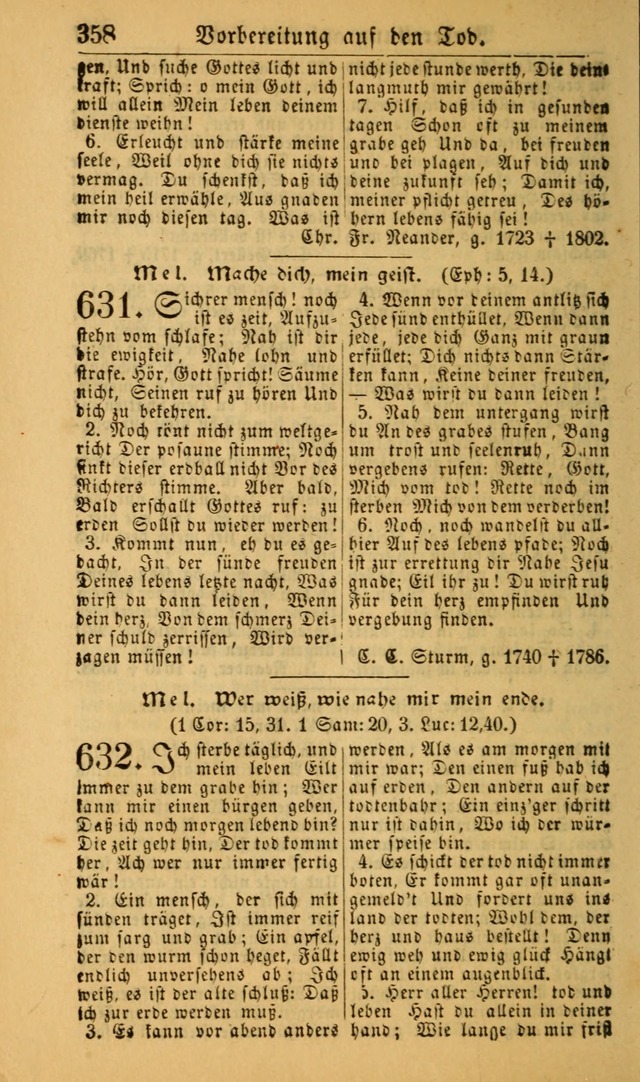 Deutsches Gesangbuch für die Evangelisch-Luterische Kirche in den Vereinigten Staaten: herausgegeben mit kirchlicher Genehmigung (22nd aufl.) page 360