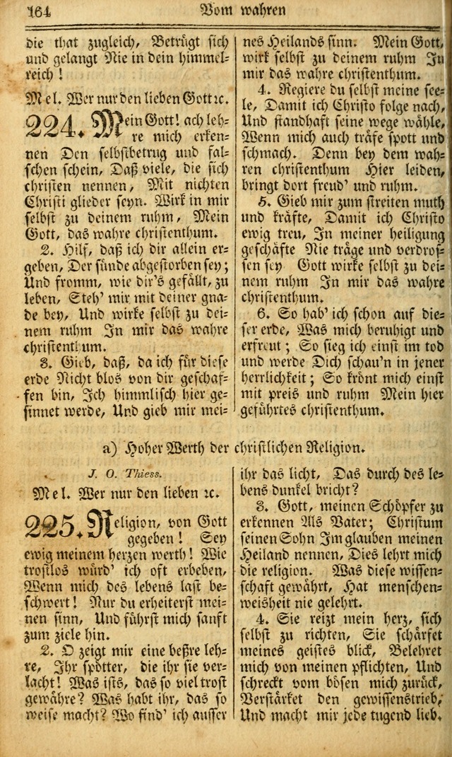 Das Gemeinschaftliche Gesangbuch: zum gottesdienstlichen Gebrauch der Lutherischen und Reformirten Gemeinden in Nord-America. (1st.. Aufl) page 164