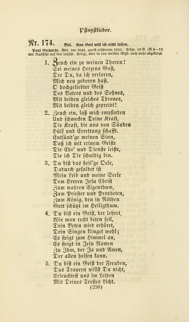 Deutsches Gesangbuch: eine auswahl geistlicher Lieder aus allen Zeiten der Christlichen Kirche page 255