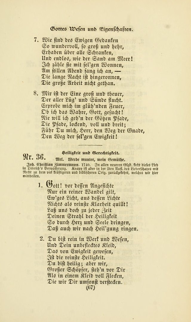 Deutsches Gesangbuch: eine auswahl geistlicher Lieder aus allen Zeiten der Christlichen Kirche page 64