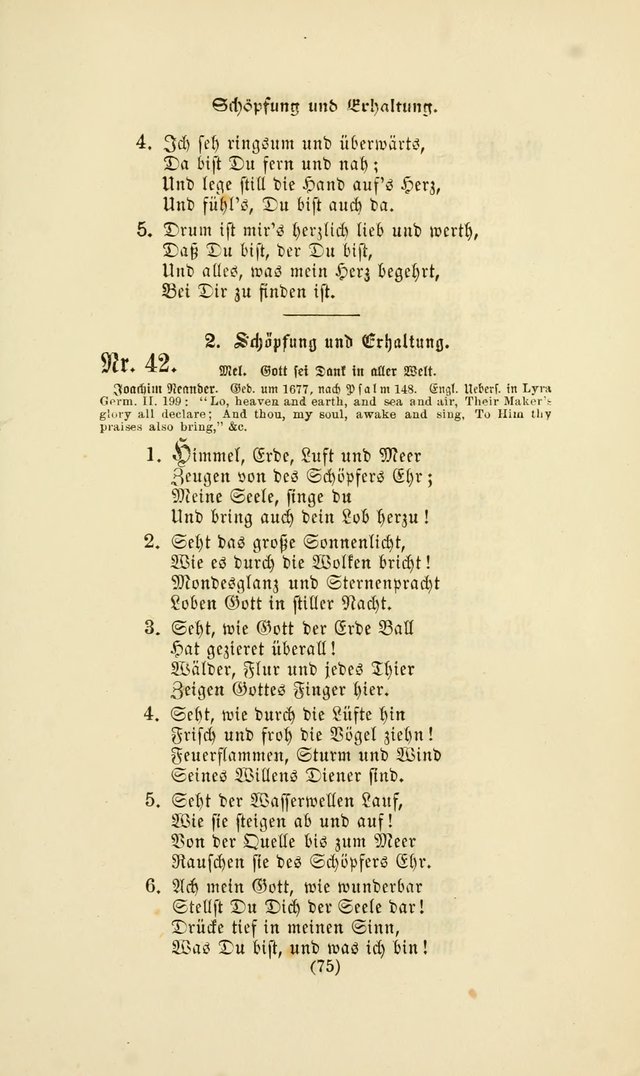 Deutsches Gesangbuch: eine auswahl geistlicher Lieder aus allen Zeiten der Christlichen Kirche page 72
