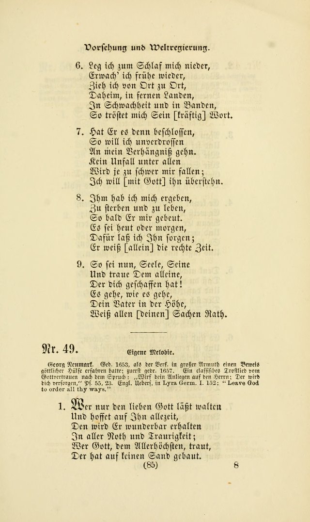 Deutsches Gesangbuch: eine auswahl geistlicher Lieder aus allen Zeiten der Christlichen Kirche page 82