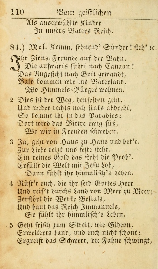 Die Geistliche Viole: oder, eine kleine Sammlung Geistreicher Lieder (10th ed.) page 119