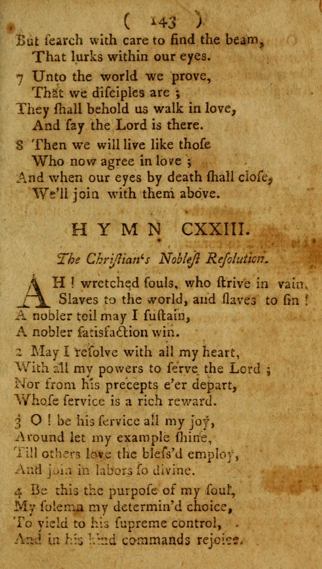 Divine Hymns or Spiritual Songs, for the use of religious assemblies and private Christians: being a collection page 148